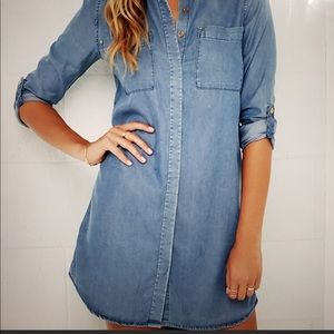 Chambray Lulu’s shirt dress!
